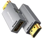 Switchflux Hdmi To Displayport Adapter 1 Pack , 4k 60hz 1.96 Inch, Grey. Fixed Price $27.93.