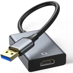 Jofnaylr Usb To Hdmi Adapter Cable, 3.0 1080p Audio Video Silver. Fixed Price $14.61.