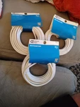 (3) Commercial Electric 25 Foot Rg-6 Coaxial Cable White Tv Wire 168-561 3 Packs. Fixed Price $20.00.