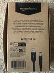 Amazon Basics Usb 3.0 Cable - A-male To B-male Adapter Cord 6 Feet, Black #851. Fixed Price $9.34.