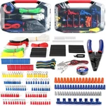Workpro 582-piece Crimp Terminal Electrical Repair Kit With Wire Cutter Stripper. Fixed Price $27.99.