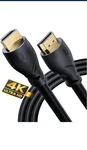 Powerbear 4k Hdmi Cable 10 Ft High Speed, Rubber & Gold Connectors, 60hz, Ps5. Fixed Price $10.00.