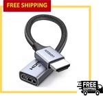 Ugreen Hdmi Male To 2.1 Female Adapter 8k 60hz 4k 240hz 48 Gbps, 0.5 Ft. Fixed Price $14.99.