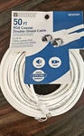 Utilitech Rg6 Coaxial Double Shield Cable 50ft F-type New. Fixed Price $23.00.
