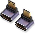 Areme 8k Mini Hdmi To Adapter (2 Pack), Up And Down 90 Degree Right Angle M. Fixed Price $11.83.