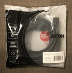 Red Atom Hdmi Cable 30 Ft. 4k Hdr 18gps / High Speed W Ethernet. Fixed Price $25.00.