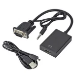 Vga To Hdmi Converter 1080p Hd Adapter With Audio Cable For Hdtv Pc Laptop Tv. Fixed Price $6.99.