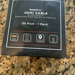 Powerbear Hdmi Cable 30foot-1 Pack Open Box Braided & Gold Plated Tips. Fixed Price $13.99.
