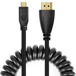 Ucec Micro Hdmi To Coiled Cable Male High Speed Supports 3d 4k Uhd. Fixed Price $14.99.