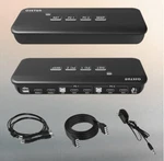 Osetub Hdmi Kvm Switch 2 Port Dual Monitor Extended Display, Uhd 4k 60hz Rgb. Fixed Price $24.99.