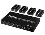 Jchici 4k 30hz Cat6 100m Hdmi Extender Splitter 1x4 Loopout & Edid Copy Function. Fixed Price $68.99.