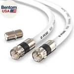 10ft Rg6 Coaxial Cable Connectors Set - High-speed Internet, Broadband And Digit. Fixed Price $19.14.