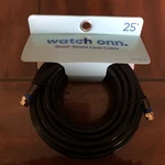 Coaxial Cable 25 Watch Onn. Quad-shield Foot Black Brand New. Fixed Price $5.99.