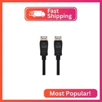 Monoprice 8k Displayport 2.0 Cable - 6 Feet 80.0gbps, 16k Resolution, Supports. Fixed Price $21.05.