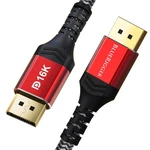 Bluerigger 16k Displayport Cable 2.1-6ft (vesa Certified, 6ft, Black. Fixed Price $25.70.