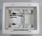 Arlington Dvfr3w - Recessed 3 Gang Electrical Box White. Fixed Price $24.82.