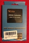 Wiistar Hdmi Converter To Av + Audio Hd Video. Fixed Price $24.98.