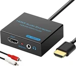 Vpfet Hdmi Audio Extractor Splitter 4k 3.5mm Adapter Converter With Aux Rca L Or. Fixed Price $19.99.