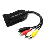 Hdsunwstd 3rca Av Cvbs Composite & S-video R/l Audio To Hdmi Red,white,yellow. Fixed Price $28.09.