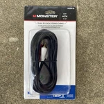 Monster Just Hook It Up 12 Ft. L Dual R/l Rca Stereo Cable. Fixed Price $11.95.