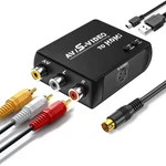 Wnnzvcc Rca S Video To Hdmi Converter, Av Converter With Black. Fixed Price $26.67.