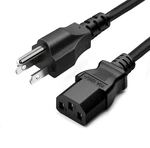Standard 5ft (1.5m) 10 Amps 125 Volts Black 3 Prong Ac Power Cord Cable For E.... Fixed Price $10.26.