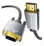 Hdmi To Vga Adapter Cable 10ft, Nylon 1080p 60hz Male. Fixed Price $12.99.