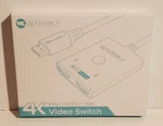 Warrky Hdmi 4k 60hz Hdcp 2.2 Hdt Video Switch Bidirectional Cable Wire A. Fixed Price $7.50.