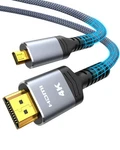 Highwings 4k Micro Hdmi To Cable 10 Ft, 60hz, Feet, Grey. Fixed Price $14.69.