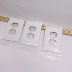 (3-pk) Franklin Brass Classic Beadboard Single Duplex Wall Plate In Pure White. Fixed Price $18.65.