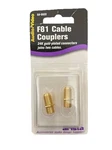 Arista F81 Cable Couplers #58-5622. Audio/video. 24k Gold Plated. New.. Fixed Price $11.45.