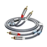 Riksoin Rca Cable-2rca Male To 2rca Stereo Audio Cable 10 Feet, Grey. Fixed Price $20.91.