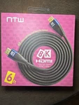Ntw's Ultra Hd Pure Plus 8k High Speed Hdmi Cable With Ethernet 6ft Black. Fixed Price $14.00.