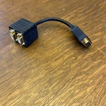 6inch Hdmi Male To 2 Dvi-d Female Splitter (mirror) Adapter Cable. Fixed Price $8.00.