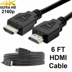 Hdmi Cable High-speed 6ft Silver Plated (brand New Sealed). Fixed Price $5.69.