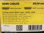 New Startech Hdmm3 Startech.com 3 Ft High Speed Hdmi Cable - To. Fixed Price $11.99.