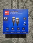Rca Digital Plus Dh25hhe 25ft 4k Hdmi Cable, 48 Bit, Ultra Hd, New!. Fixed Price $26.50.