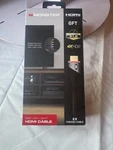 Monster Hdmi Cable 4k Hdr Premium Gold Plated High Speed 6 Ft Red Led Lighted. Fixed Price $10.50.