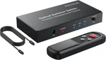 Digital Audio Switcher Splitter - 3 In 2 Out Port Spdif Toslink Optical Swi.... Fixed Price $31.81.