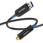 Davvision Usb A To C Fiber Optic Cable 50 Ft, 10gbps 3.2. Fixed Price $155.00.