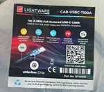 Lightware - Cab-usbc-t100a Usb-c To 13740030 100w/5 Amp 4k60 Video. Fixed Price $41.78.