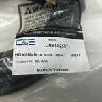 Pack Of 2 C&e Black 8 Feet High Speed Hdmi Cable Male To With Ethernet. Fixed Price $15.99.