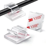 Kgrote 100pcs Cable Clips, Adhesive Wire Clips Strong Cord Holders, C. Fixed Price $15.28.