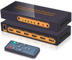 (newest Version) Skycrophd 4k 60hz 5 Port Hdmi Switch With Remote, Premium .... Fixed Price $45.92.