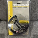 Monster Video 2 Coaxial Connection Cable Rca 2m 6.6 Feet New. Fixed Price $20.00.