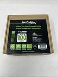 Installbay Hdmi Active Optical Cable 100 Ft High Speed With Ethernet 4k60 24gbps. Fixed Price $99.99.