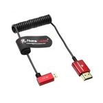 8k 2.1 Micro Hdmi Right Angle To Ultra-thin Coiled Cable For Atomos Ninja V. Fixed Price $22.99.