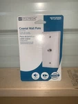 Utilitech, Coaxial & Phone Jack Combo Wall Plate, White Finish, Pn: #0737221. Fixed Price $5.00.