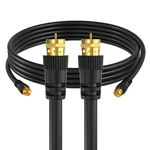 Rg6 Dual Shield Coaxial Premium Cable Tv Antenna Dvr Satellite F-type 18 Awg Lot. Fixed Price $424.85.