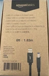 Amazon Basics Usb 3.0 Cable - A-male To B-male Adapter Cord 6 Feet, Black #851. Fixed Price $7.00.